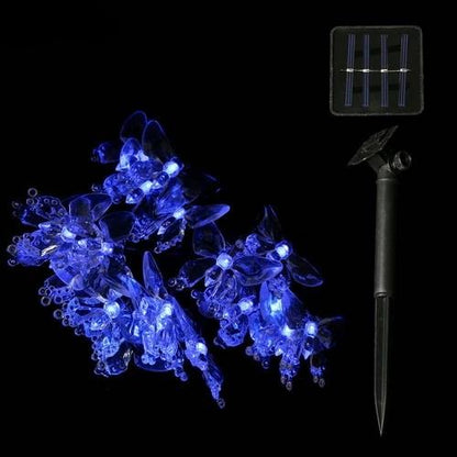 Guirlande Solaire Multicolore <br> Papillon de Cristal
