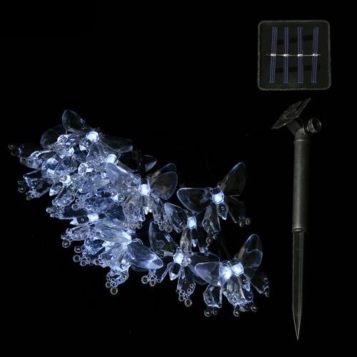 Guirlande Solaire Multicolore <br> Papillon de Cristal