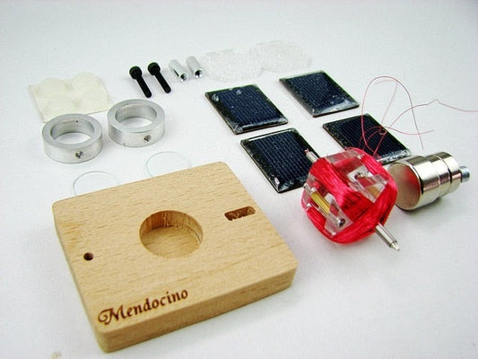 Tiny Mendocino Motor magnetic suspension Solar toy Scientific physics toys Pressure reducing EDC toy