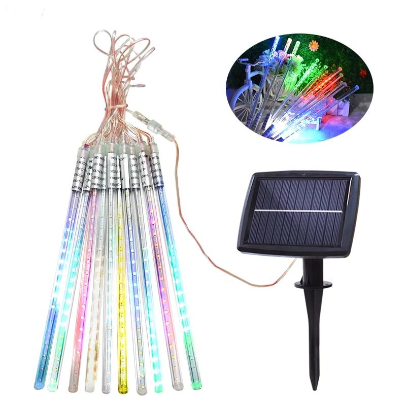 Guirlande Solaire Multicolore <br> Pluie de Météore