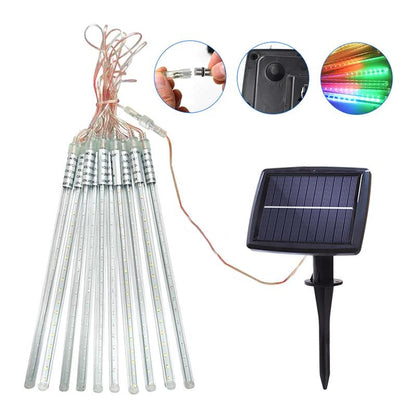 Guirlande Solaire Multicolore <br> Pluie de Météore