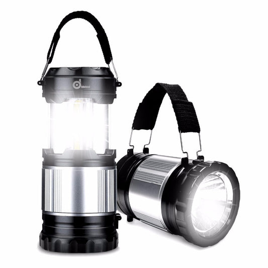 Lampe solaire camping Lanterne 2 en 1 Pliable