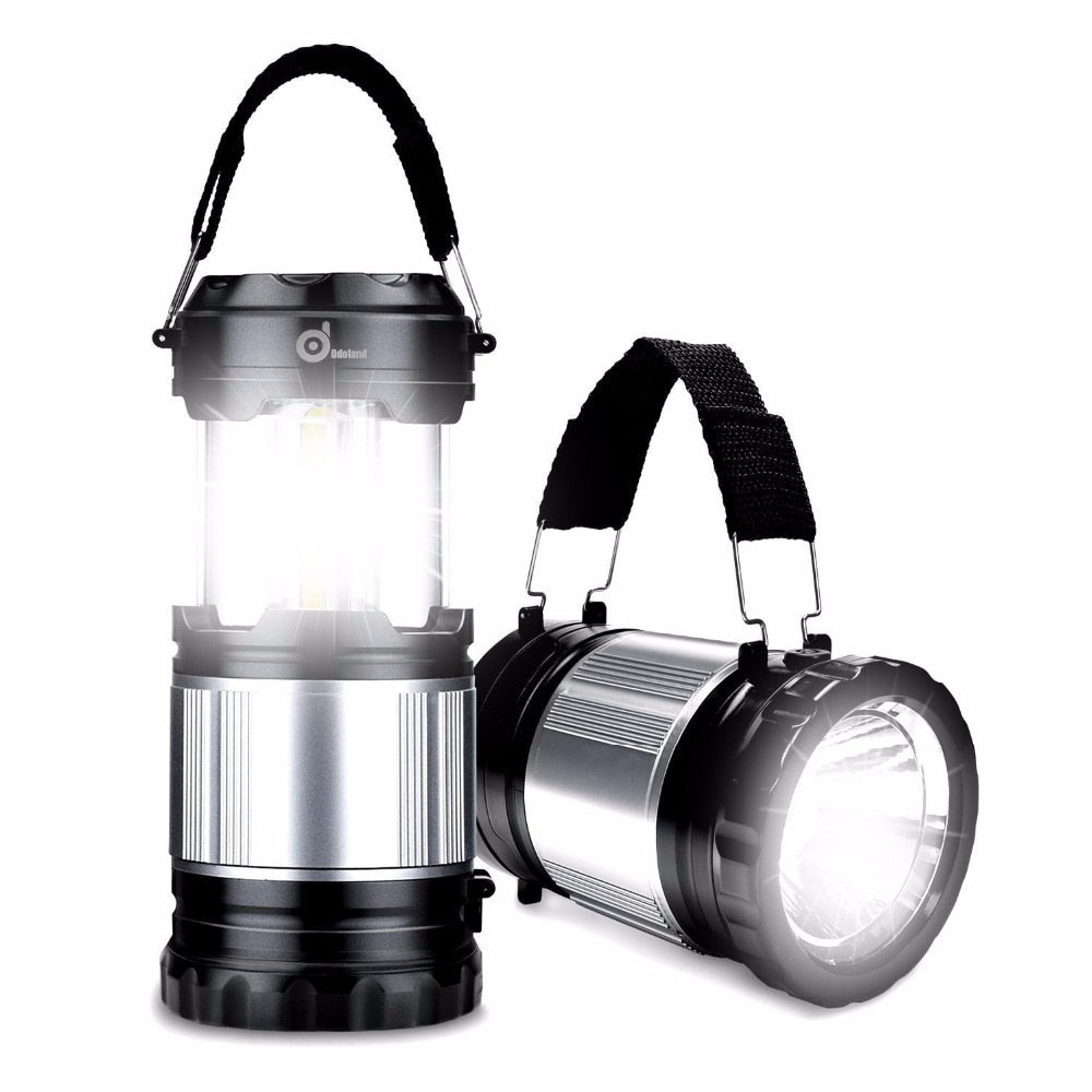 Lampe solaire camping Lanterne 2 en 1 Pliable