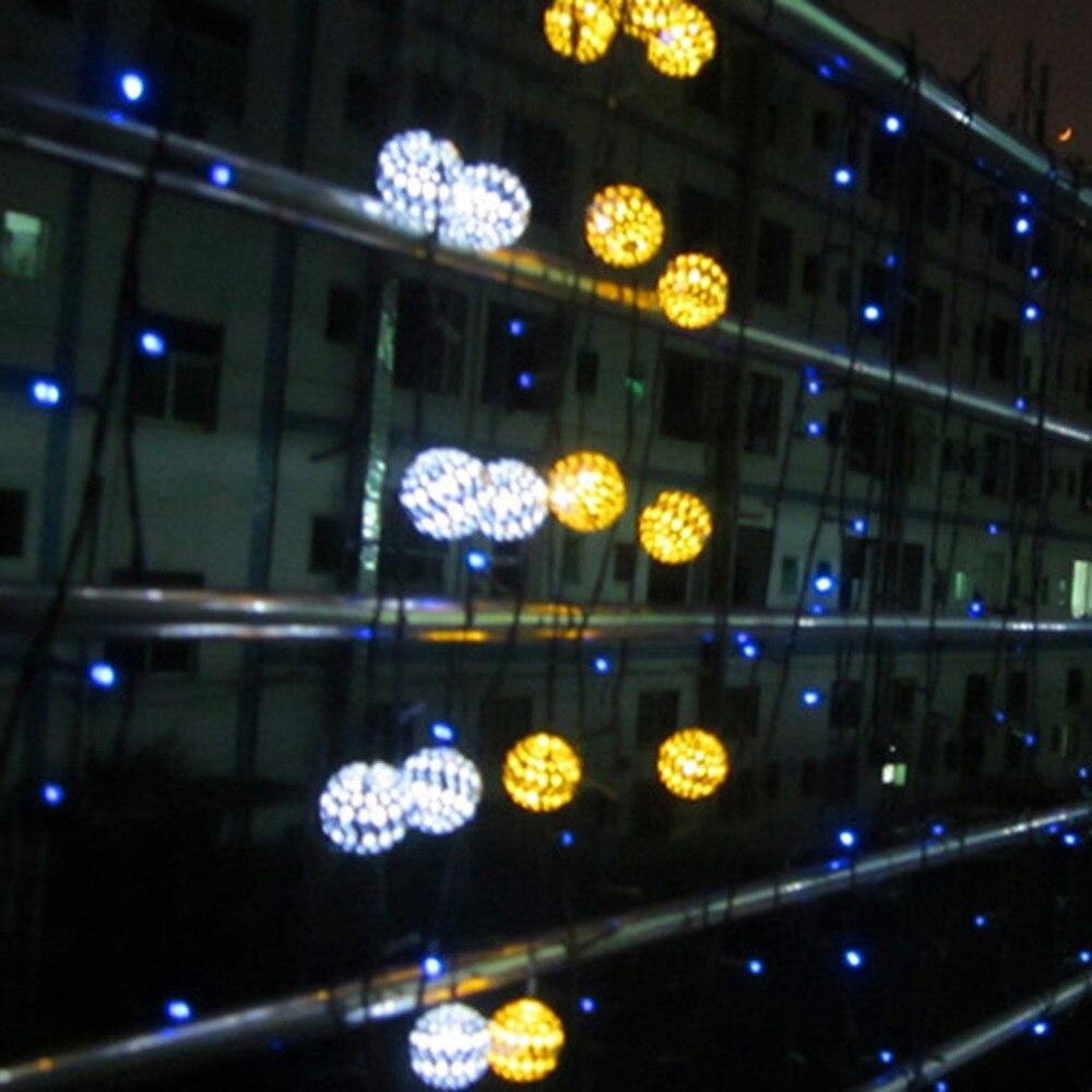 Guirlande solaire Marocaine Lumineuse en Argenté