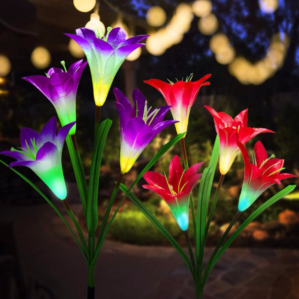Piquet solaire jardin Lys de jardin