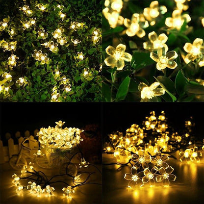 Guirlande Solaire <br> Fleur de Pêche