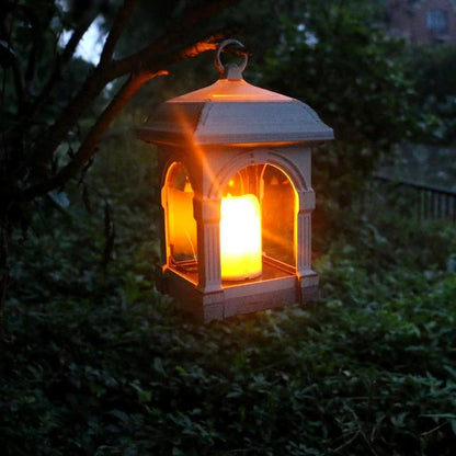 Lanterne Solaire Bougie Vintage