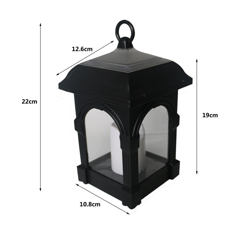 Lanterne Solaire Bougie Vintage