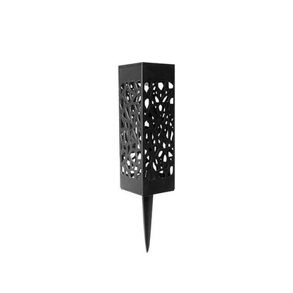 Balise solaire extérieure Lumineuse Noire