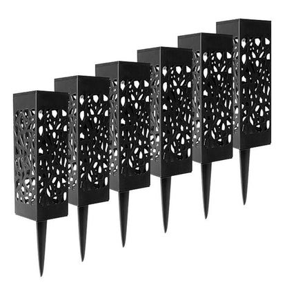 Balise solaire extérieure Lumineuse Noire