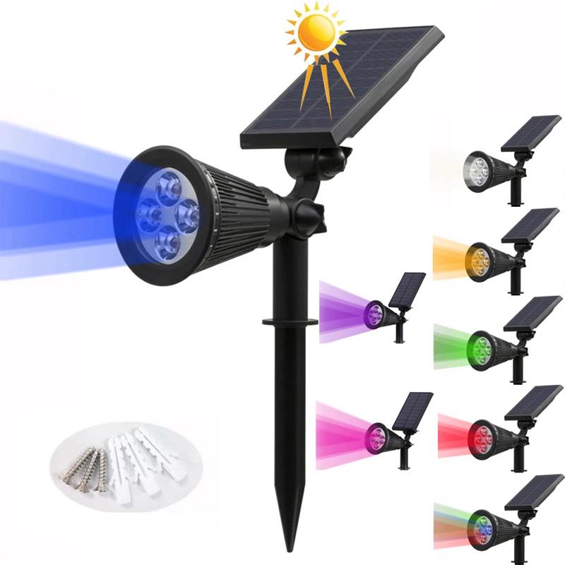 Piquet solaire jardin Spot Lumineux multicolore