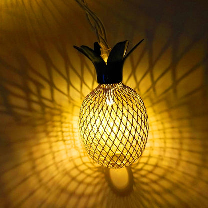 Guirlande Solaire Ananas Lumineux 20 Pièces