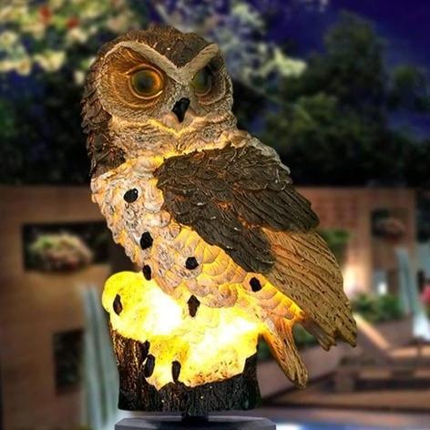 Animaux solaire La Chouette Nocturne