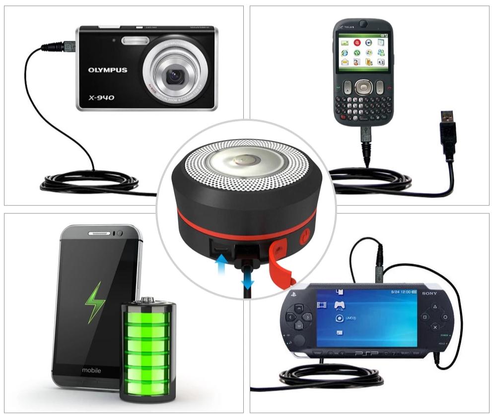 Lampe Solaire camping Brilex pliable (USB)