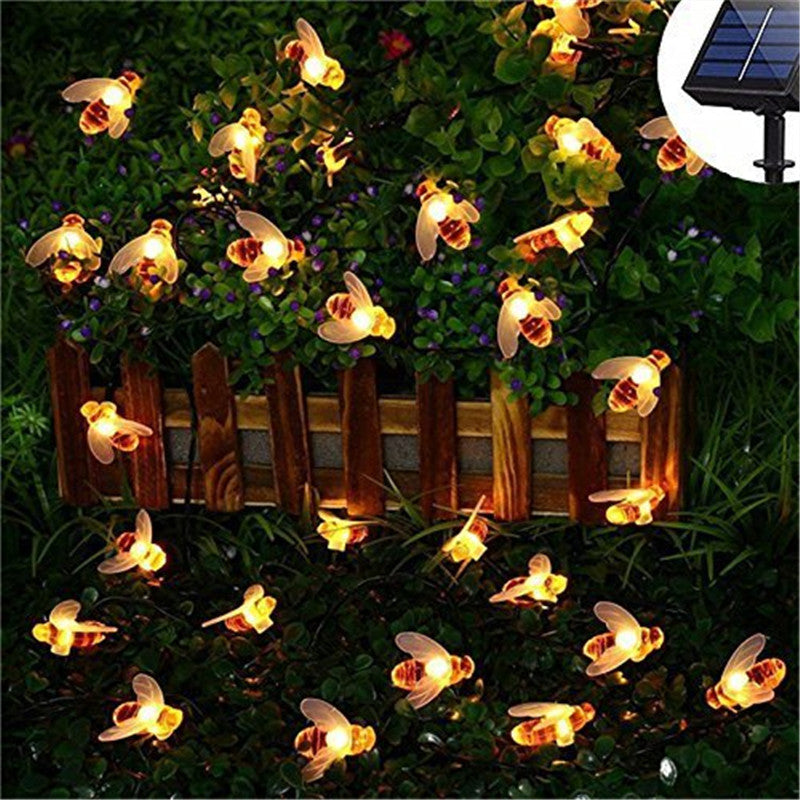 Guirlande solaire Abeille de Noel