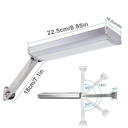 Lampadaire solaire Mini murale 800 Lumens en Alu