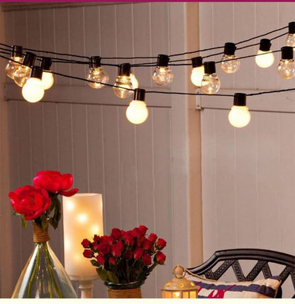 Guirlande Solaire Ampoule Claire Vintage (20LED)