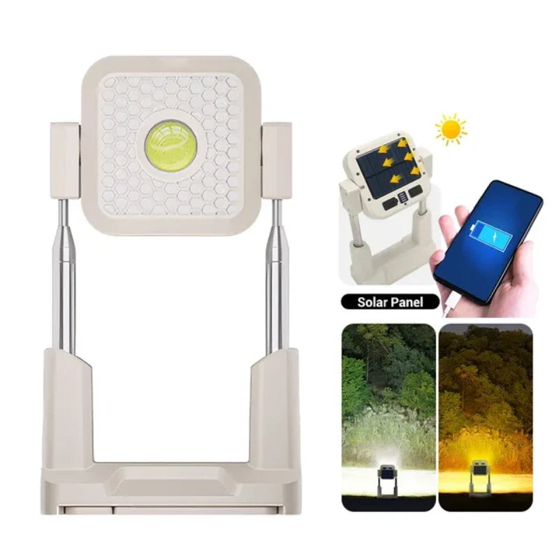 Multifunctional Telescopic Work Light & Power Bank