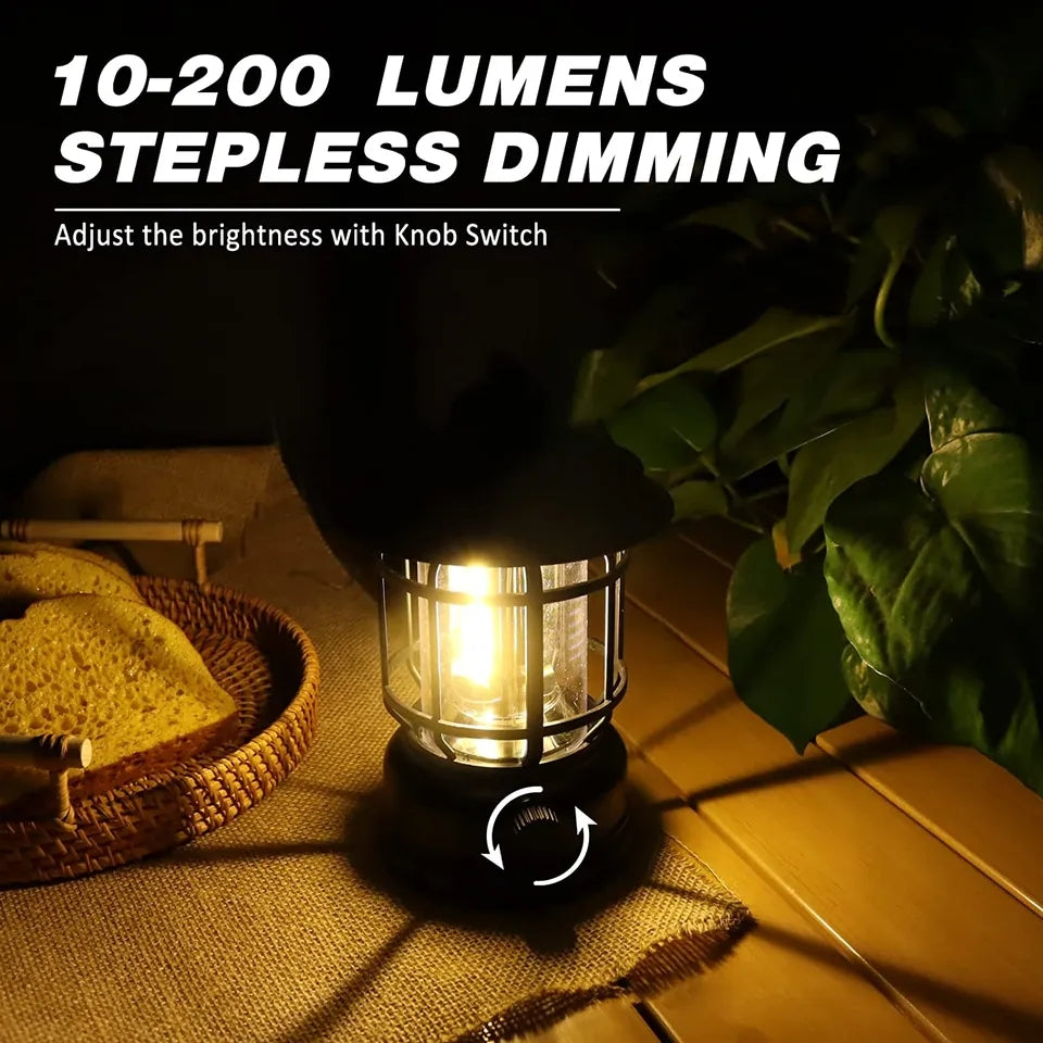 Outdoor Multi-functional Lantern Solar Light. Rechargeable Portable Lamp