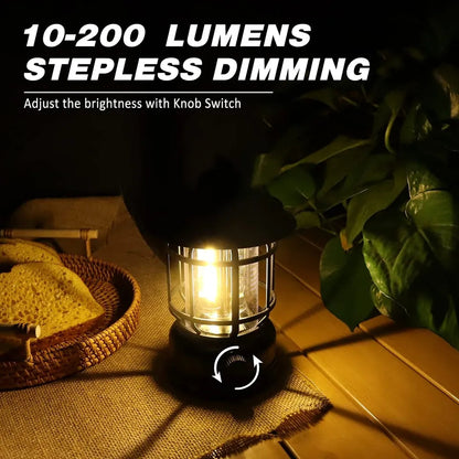 Outdoor Multi-functional Lantern Solar Light. Rechargeable Portable Lamp