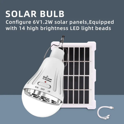 Solar Portable Lamp Multi-functional Outdoor Searchlight Strong Light Large Capacity Long Battery Life