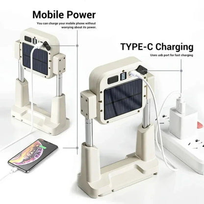 Multifunctional Telescopic Work Light & Power Bank
