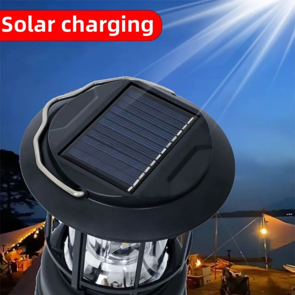 Outdoor Multi-functional Lantern Solar Light. Rechargeable Portable Lamp