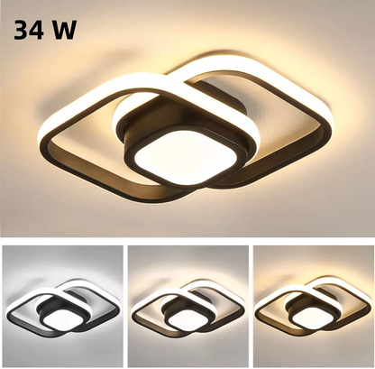 Modern LED Pendant Chandelier for Living Room and Bedroom - Stylish Ceiling Light for UK Homes