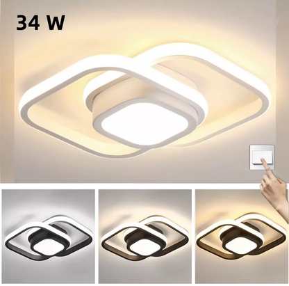 Modern LED Pendant Chandelier for Living Room and Bedroom - Stylish Ceiling Light for UK Homes