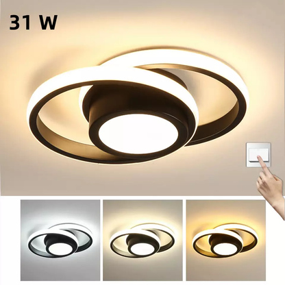 Modern LED Pendant Chandelier for Living Room and Bedroom - Stylish Ceiling Light for UK Homes