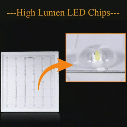 48W LED Panel Light 600x600mm – Ultra-Bright Cool White 6500K Ceiling Panel for Home & Office