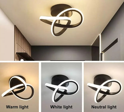 Modern LED Ceiling Light – Dimmable Bedroom & Living Room Lighting Fixture