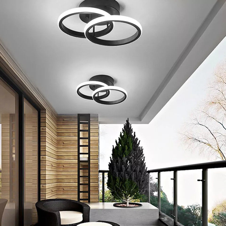 New LED 3-Color Dimmable Ceiling Light for Bedroom & Living Room – Modern UK Design