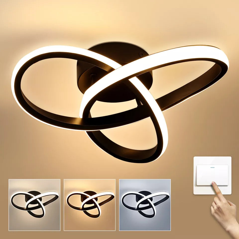 Modern LED Ceiling Light – Dimmable Bedroom & Living Room Lighting Fixture