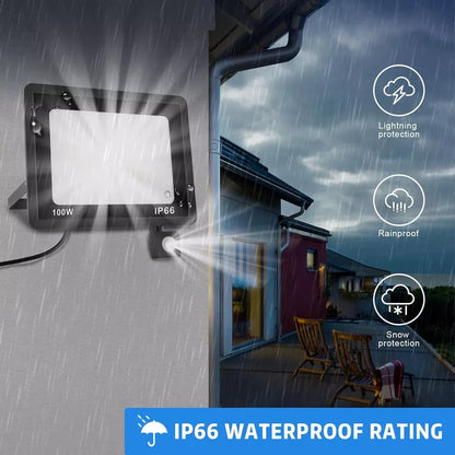 LED PIR Motion Sensor Outdoor Floodlight – Waterproof Garden Security Light with Automatic Detection