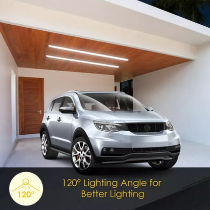 4FT LED Ceiling Strip Light – Energy-Efficient Batten Tube for Office. Garage & Commercial Spaces