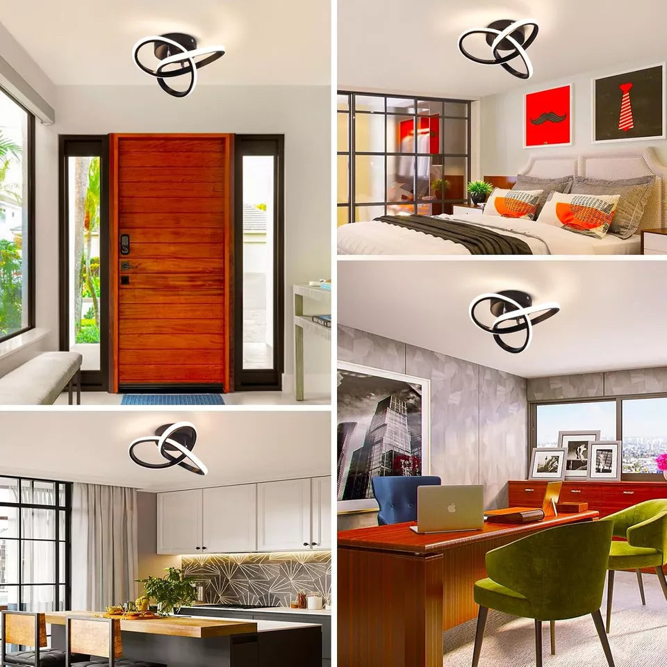 Modern LED Ceiling Light – Dimmable Bedroom & Living Room Lighting Fixture