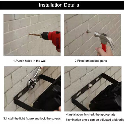 30W LED Floodlight Security Light – Outdoor Garden & Wall Lighting. IP66 Waterproof Flood Lights