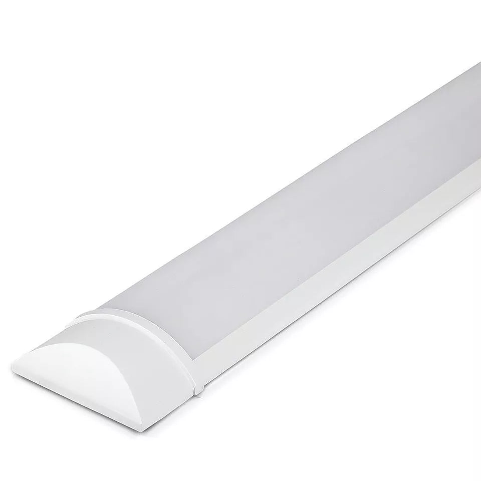 4FT LED Ceiling Strip Light – Sleek & Powerful Daylight Lamp for Garage. Office & Commercial Use