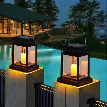 2 Pack Solar Garden Hanging Lamps