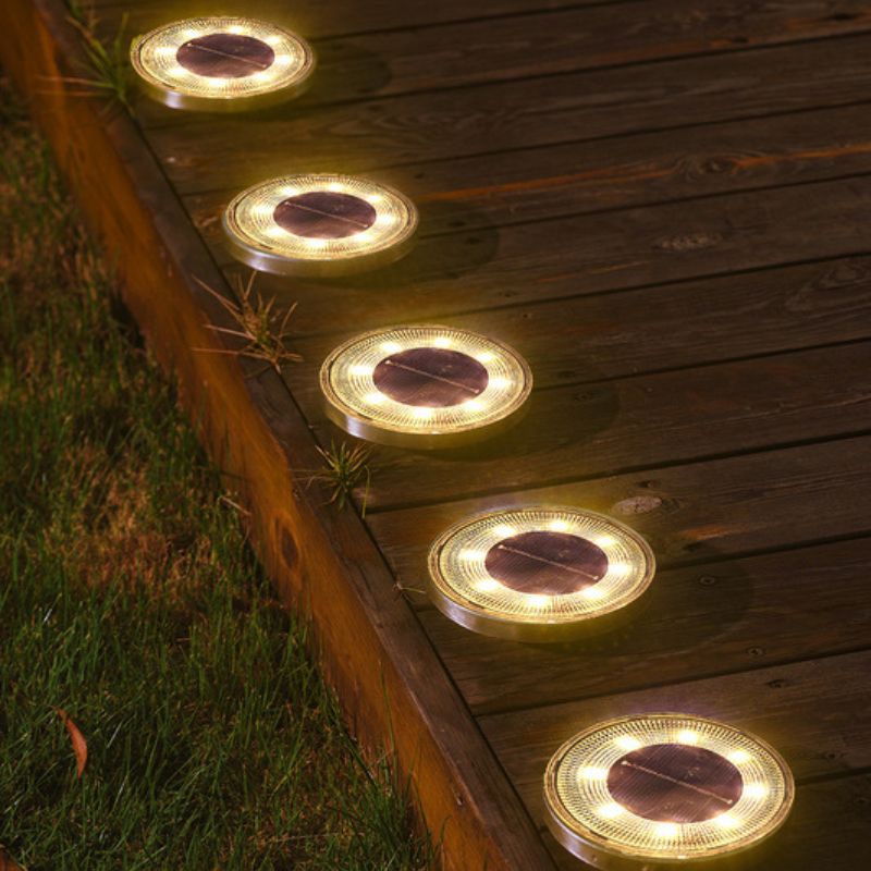 Spot solaire encastrable 8 LED