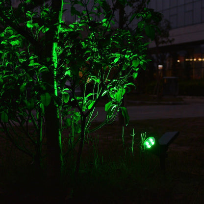 Piquet solaire jardin Spot Lumineux multicolore
