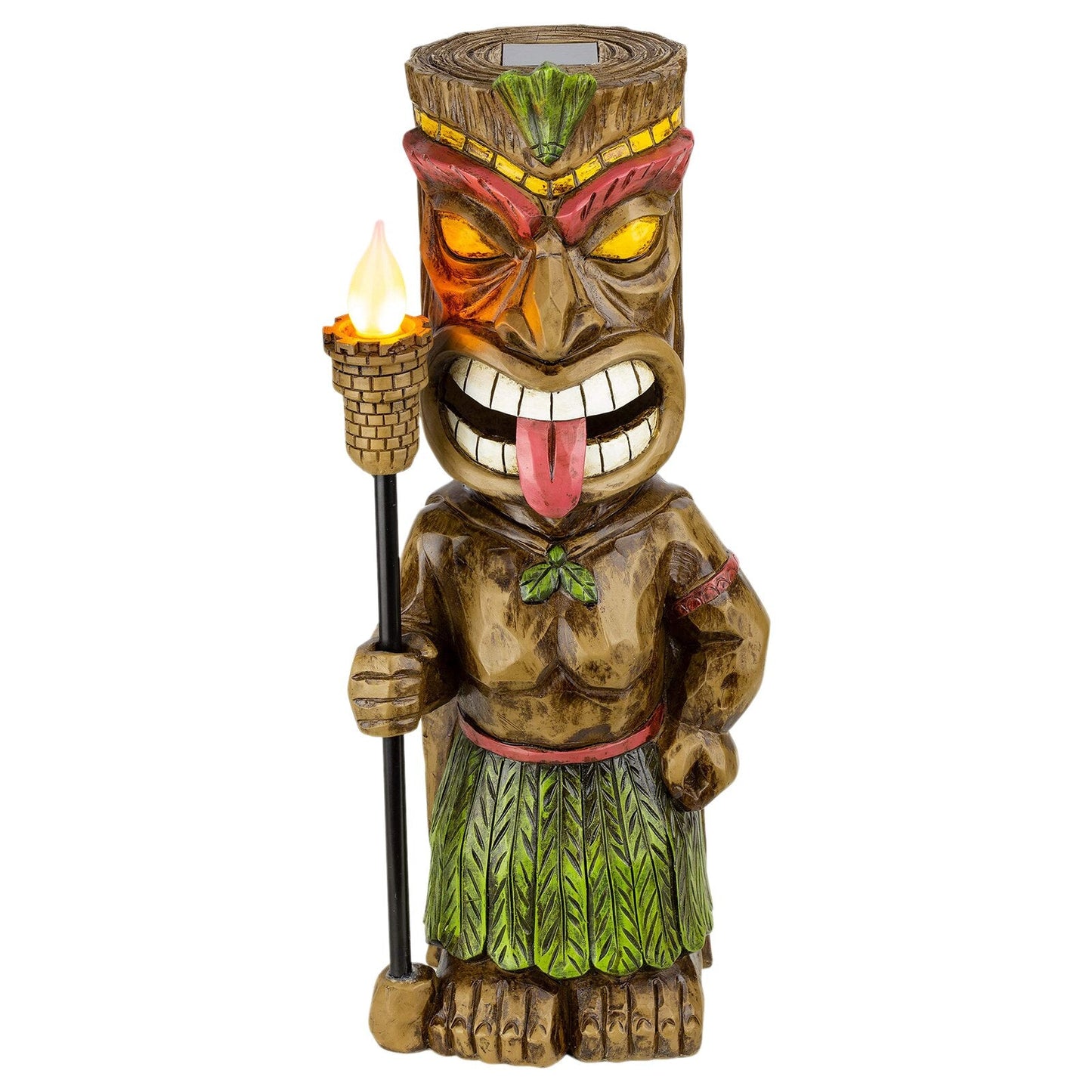 Décoration solaire jardin Totem lumineux extérieur