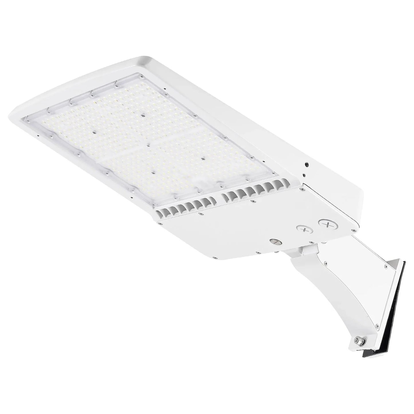 300W White Housing LED Parking Lot Light-1000W MH Equiv-42.000 Lumens-5000K Daylight-100-277V AC-UL& DLC Listed