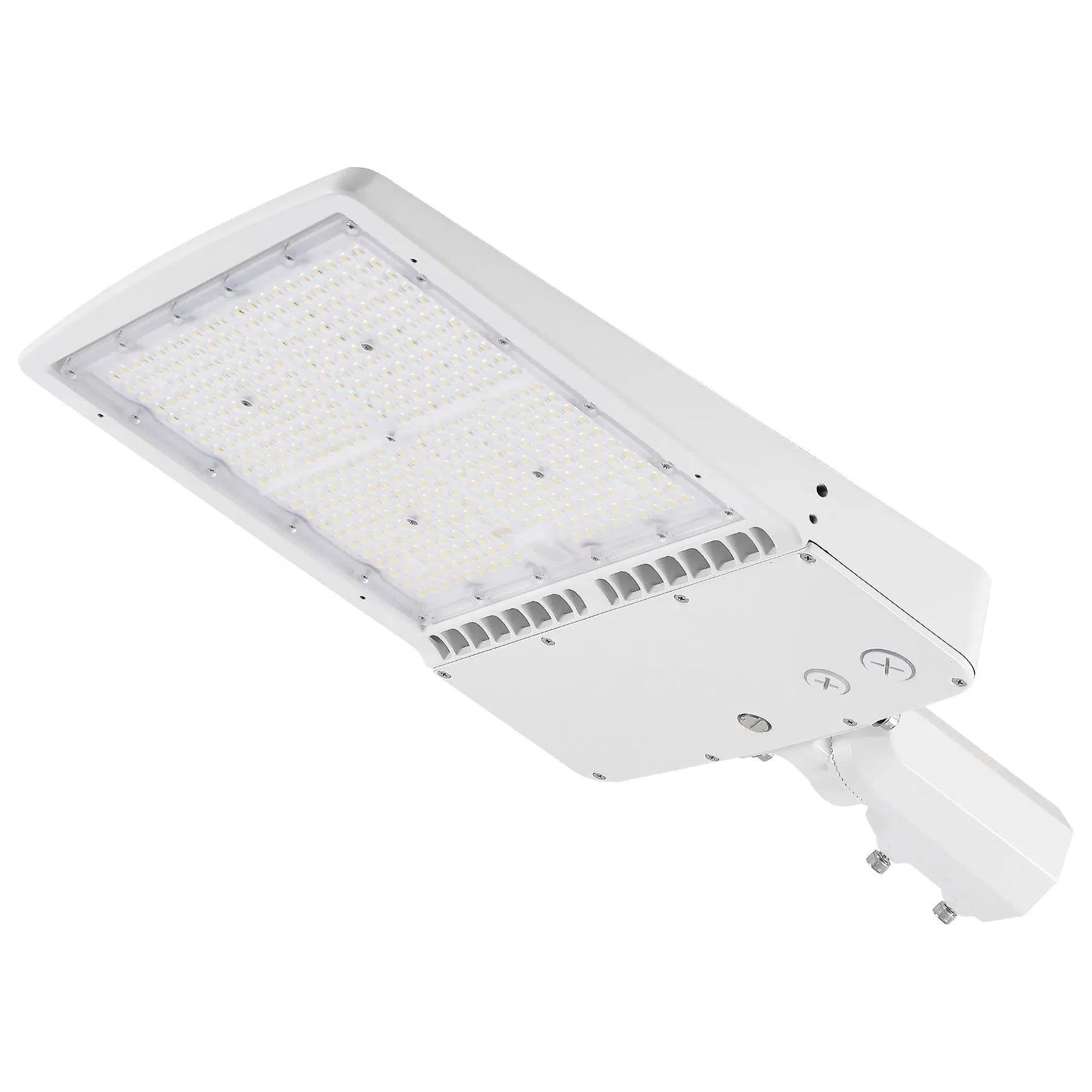 300W White Housing LED Parking Lot Light-1000W MH Equiv-42.000 Lumens-5000K Daylight-100-277V AC-UL& DLC Listed