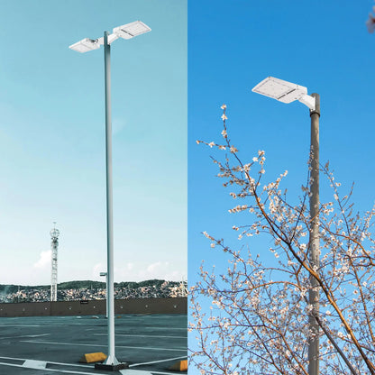 300W White Housing LED Parking Lot Light-1000W MH Equiv-42.000 Lumens-5000K Daylight-100-277V AC-UL& DLC Listed