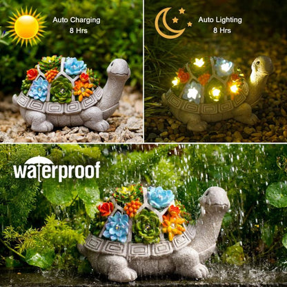 Lampe solaire tortue