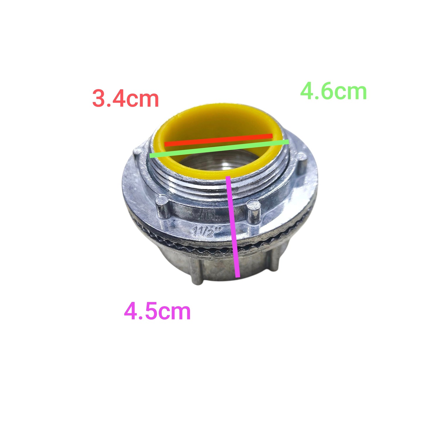 1 1/2 Inch Water Tight Hub 46mm for Electrical Boxes or KWH Meter Base